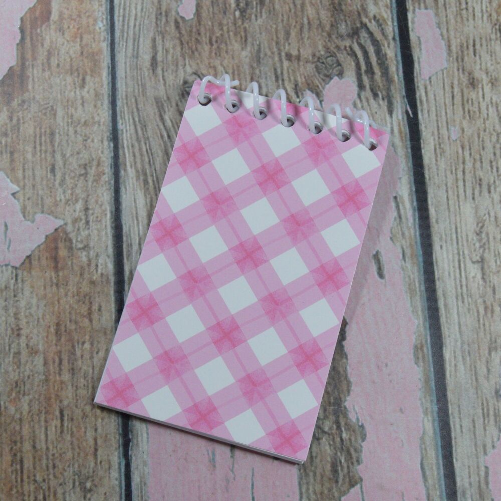Mini Pad - Pink Tartan