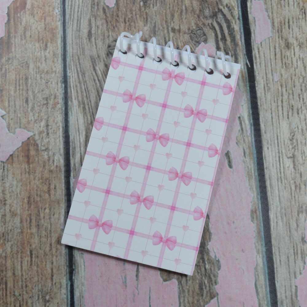 Mini Pad - Heart Bow Check