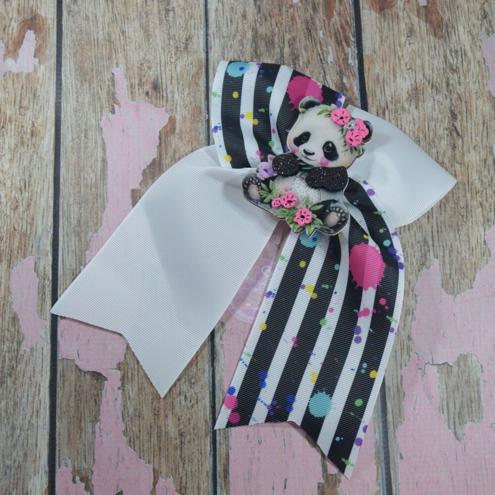 Extra Cheer Bow - Panda