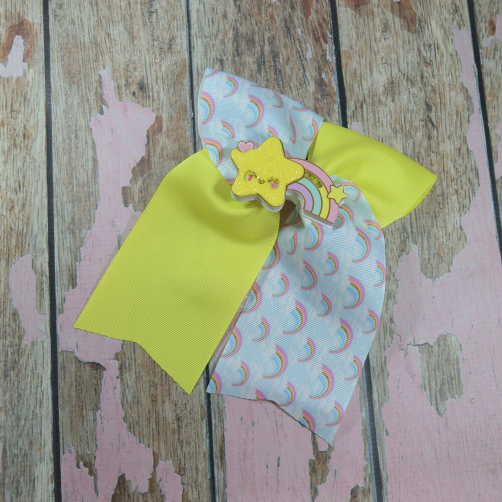 Extra Cheer Bow - Rainbows