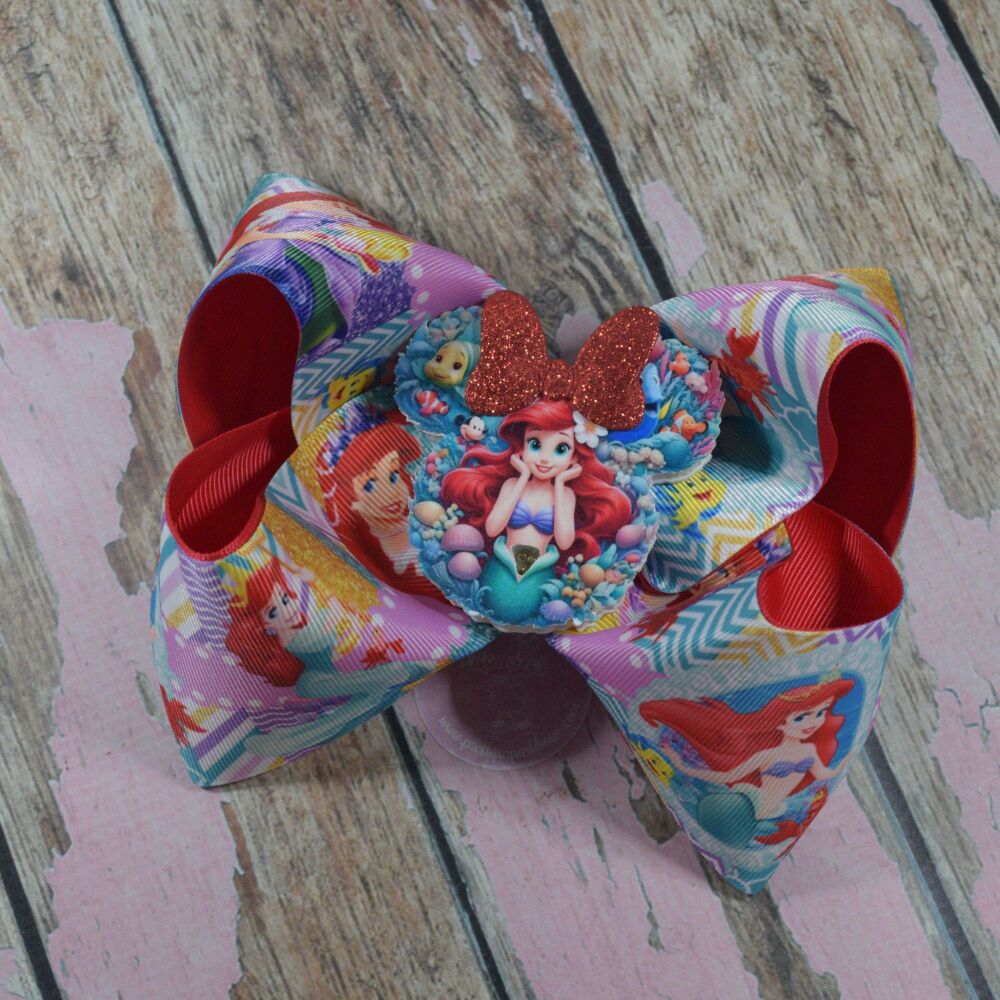 6" Extra Boutique Bow - Ariel