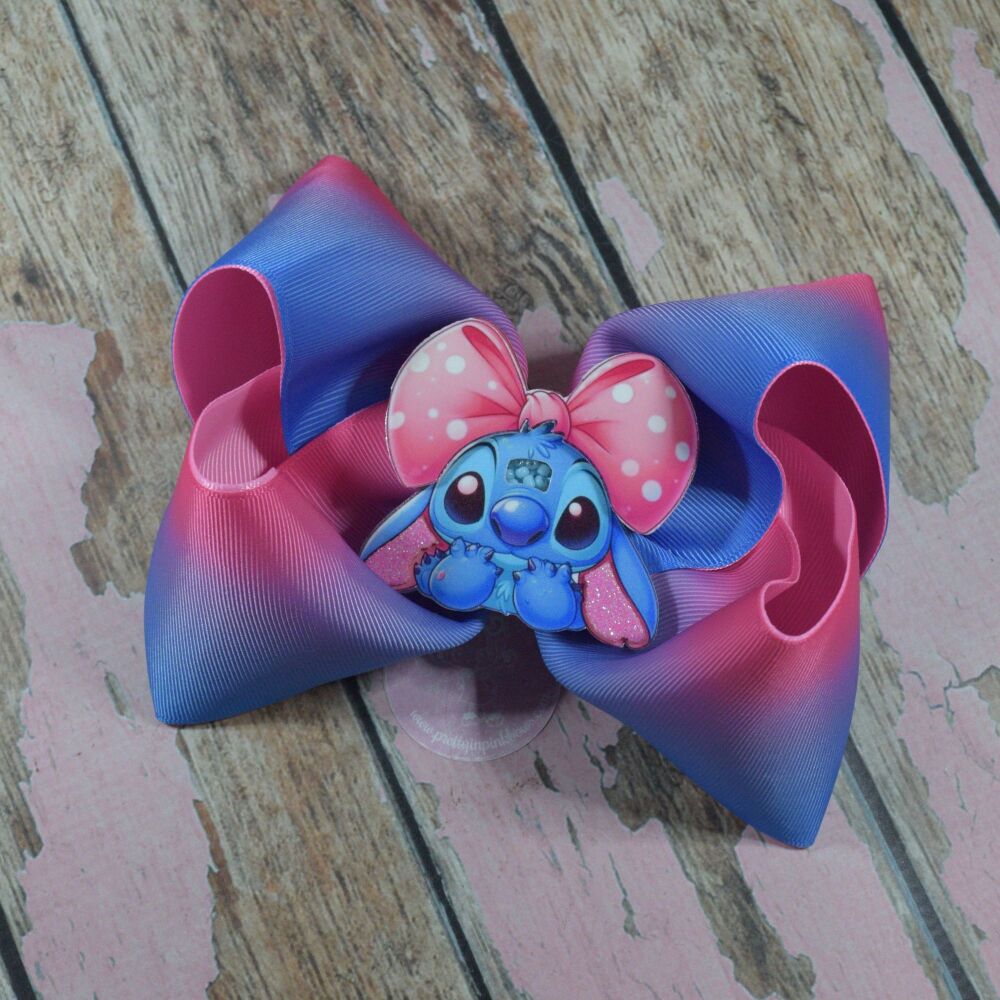 6" Extra Boutique Bow - Stitch