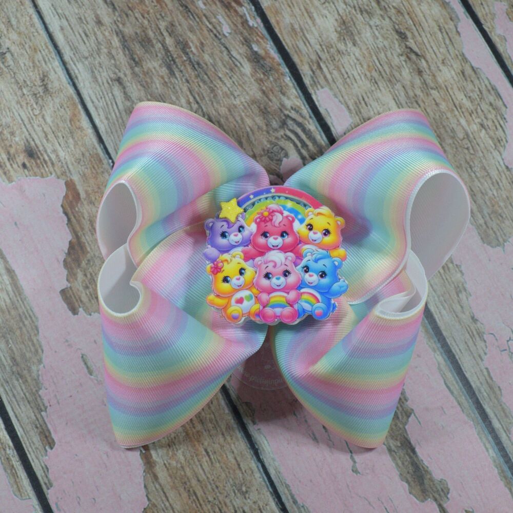 6" Extra Boutique Bow - Care Bears