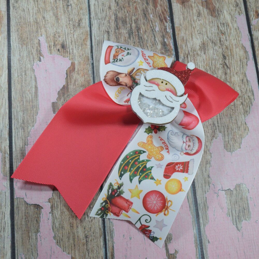 Extra Cheer Bow - Santa