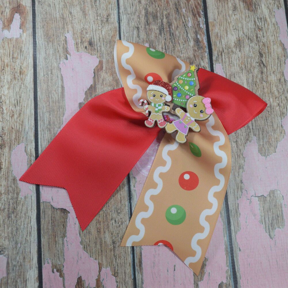 Extra Cheer Bow - Gingerbread
