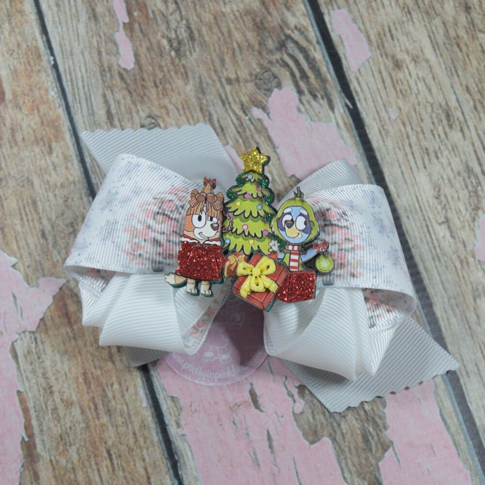 Petal Bow - Bluey and Bingo