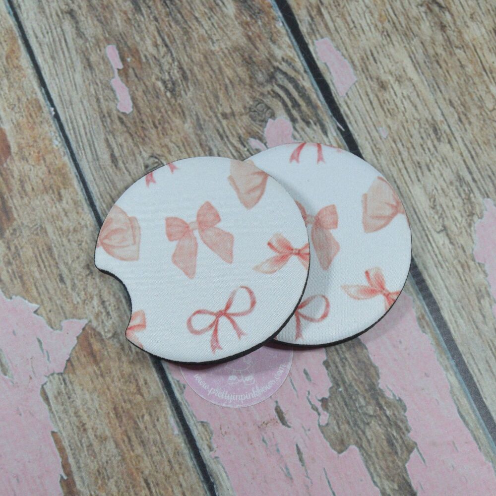 Printed Car Coaster - Bowtiful