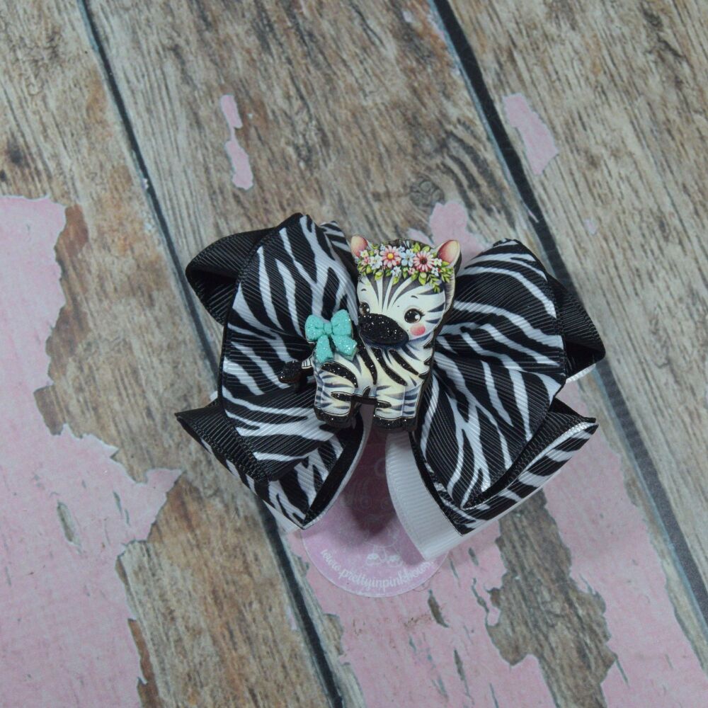 Petticoat Bow - Zebra