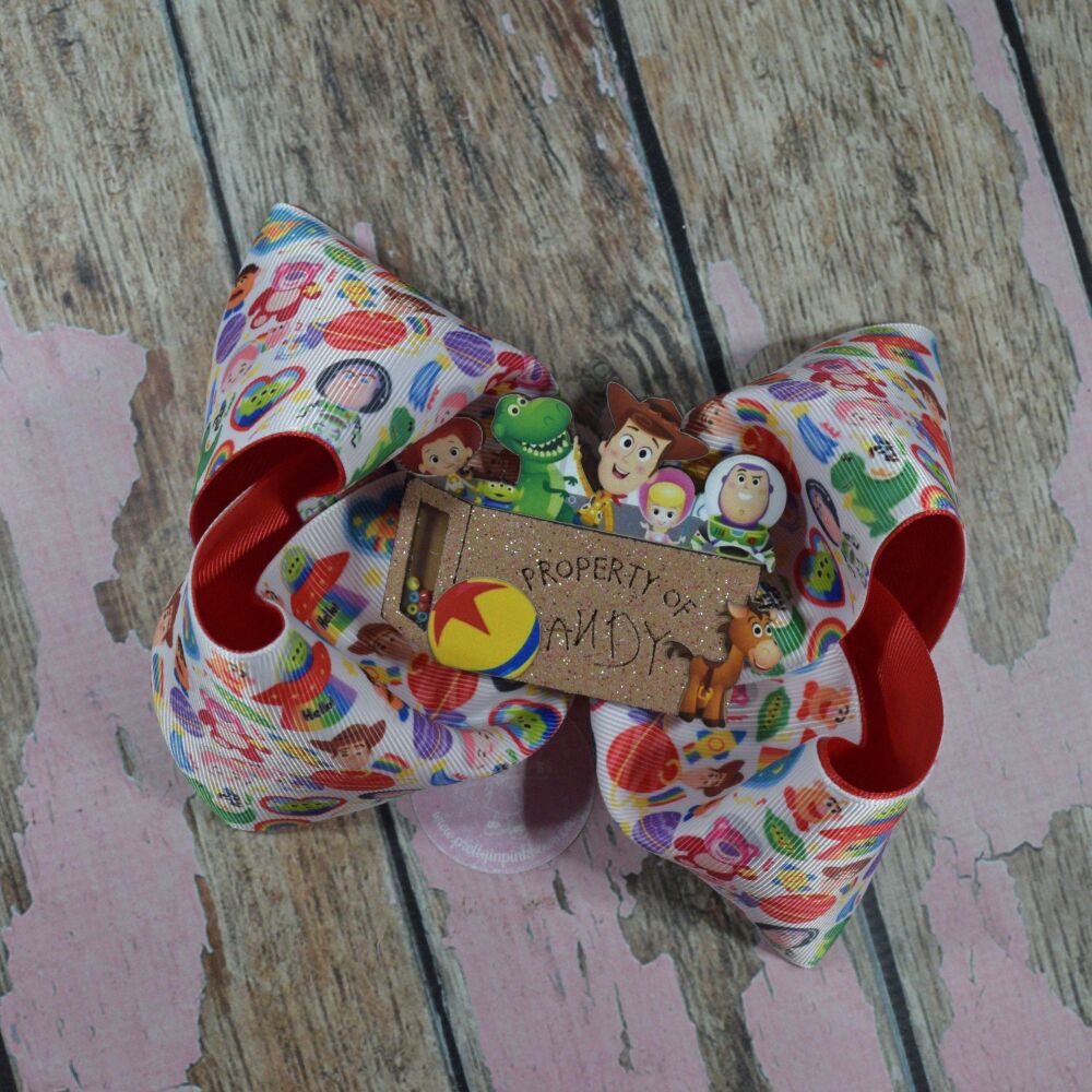 6" Extra Boutique Bow - Property of Andy, Toy story
