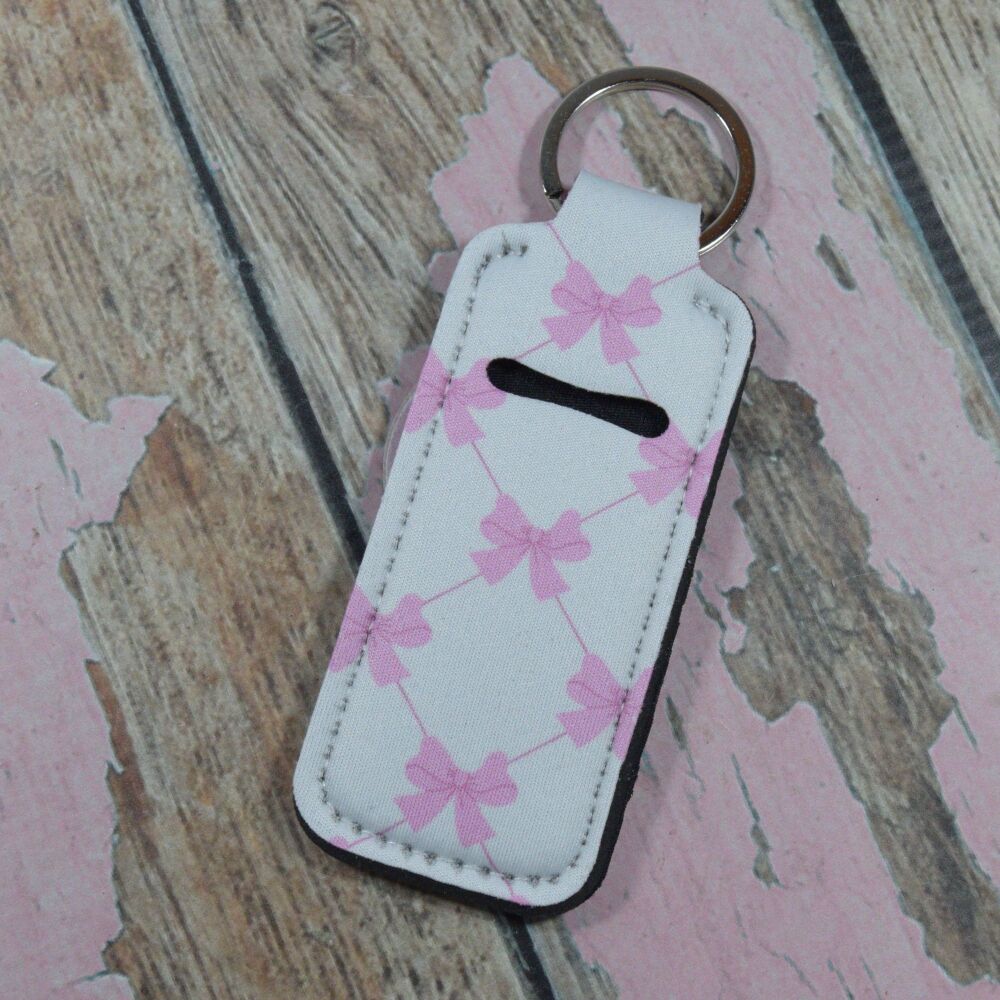 Lip Balm Keyring - Bow diamonds