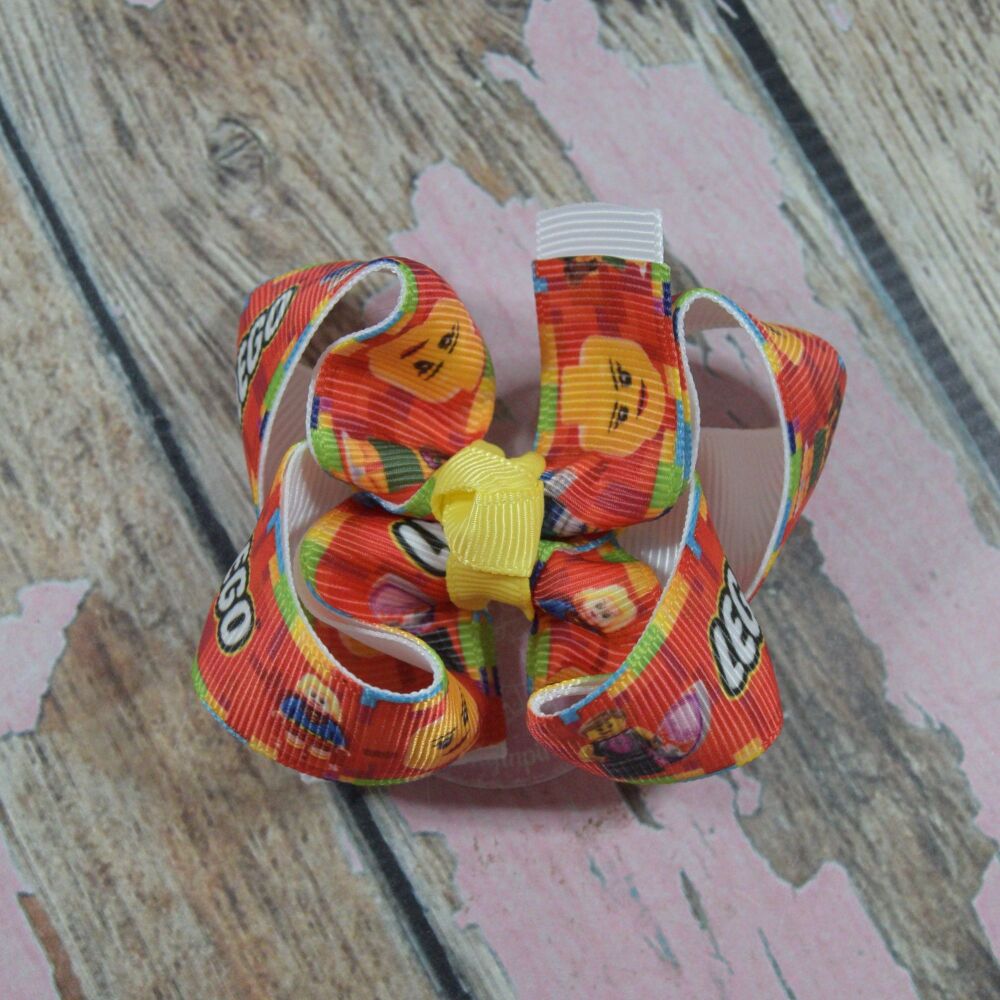 3" Double Layered Boutique Bow - Lego