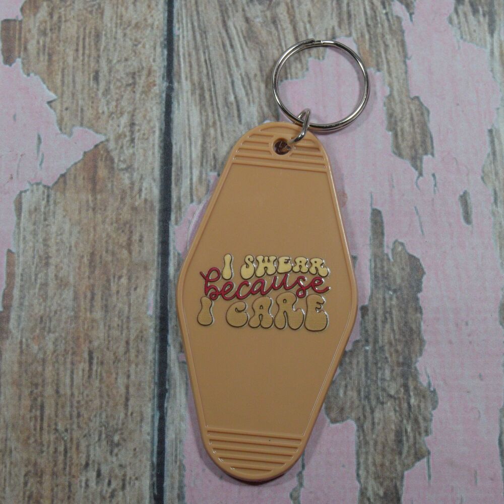 Printed Key Ring - I swear because i swear