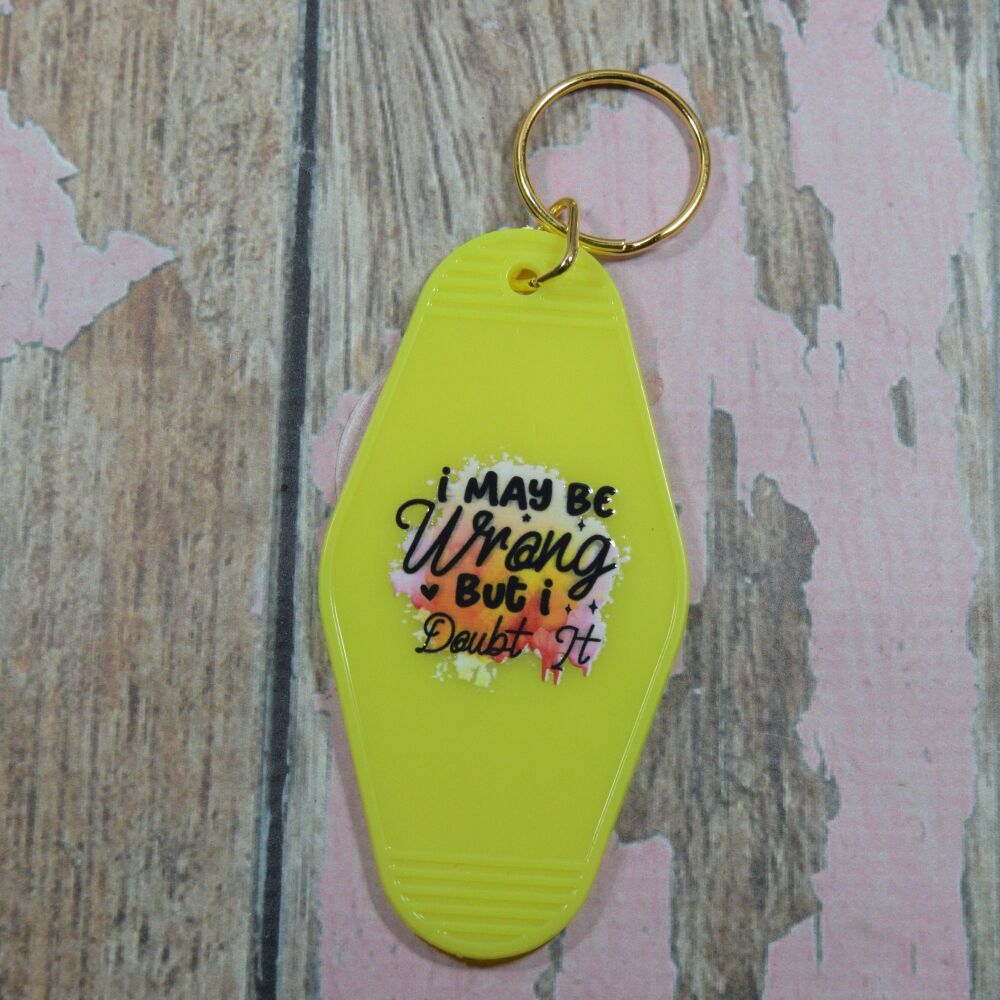 Printed Key Ring - i may be wrong bit i doubt it