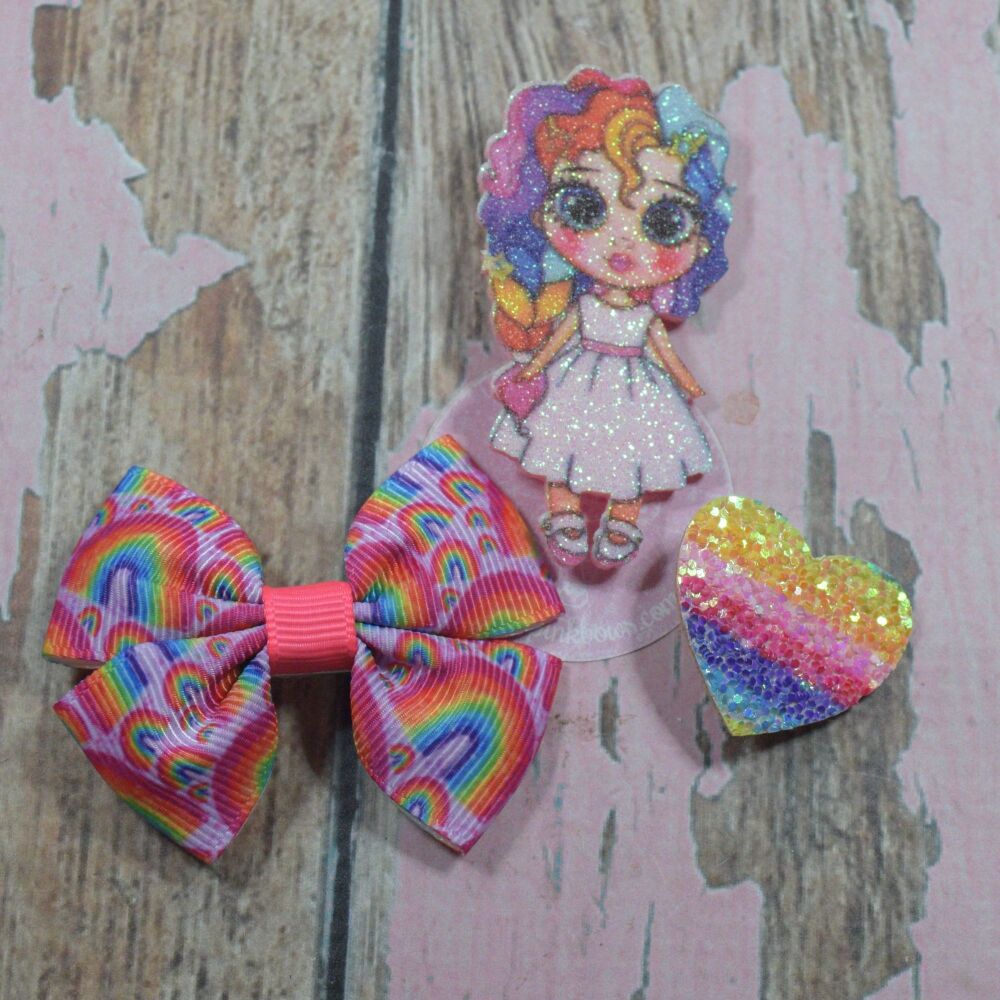 My First Clippie Set - Rainbow love