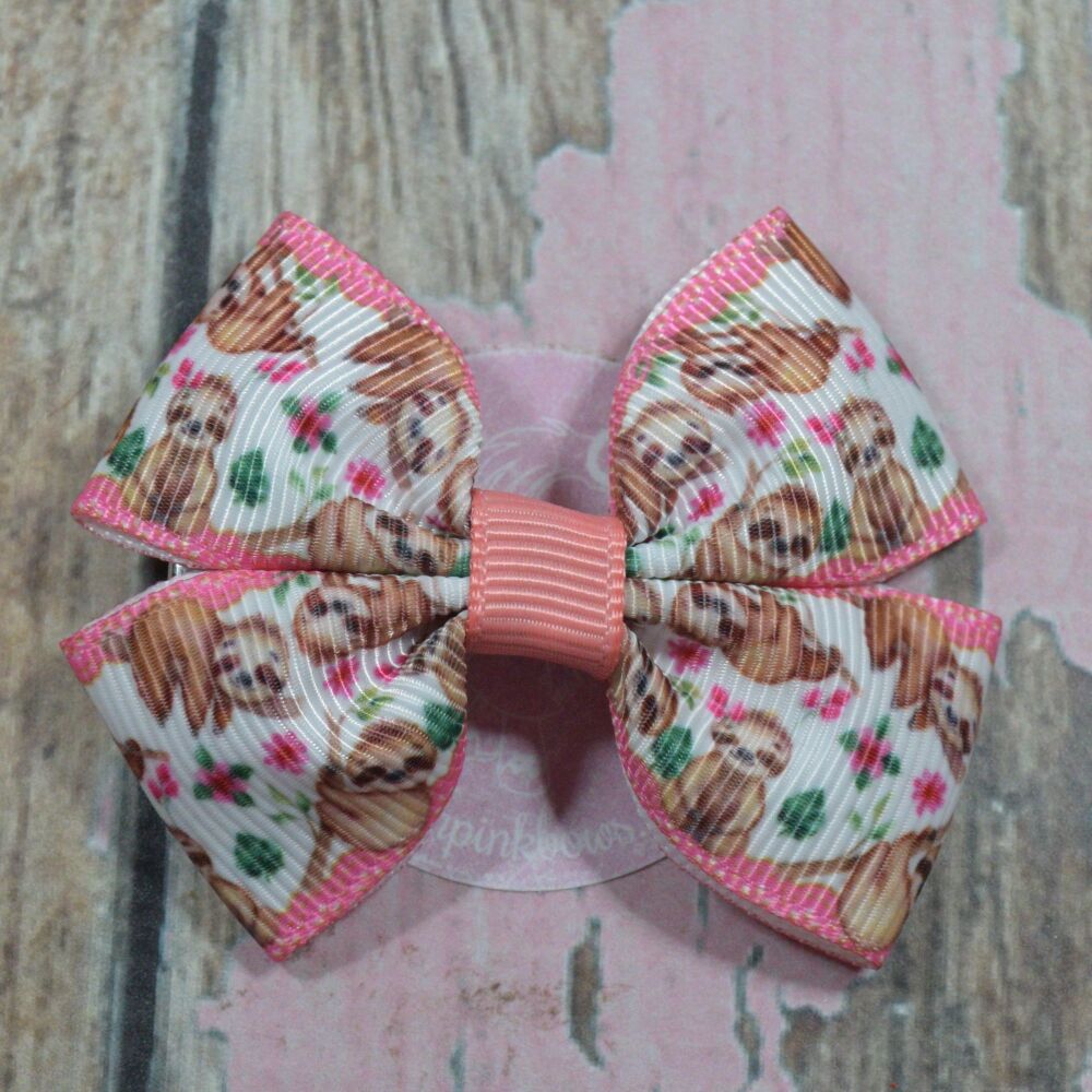 Double Minnie Bow - Sloth