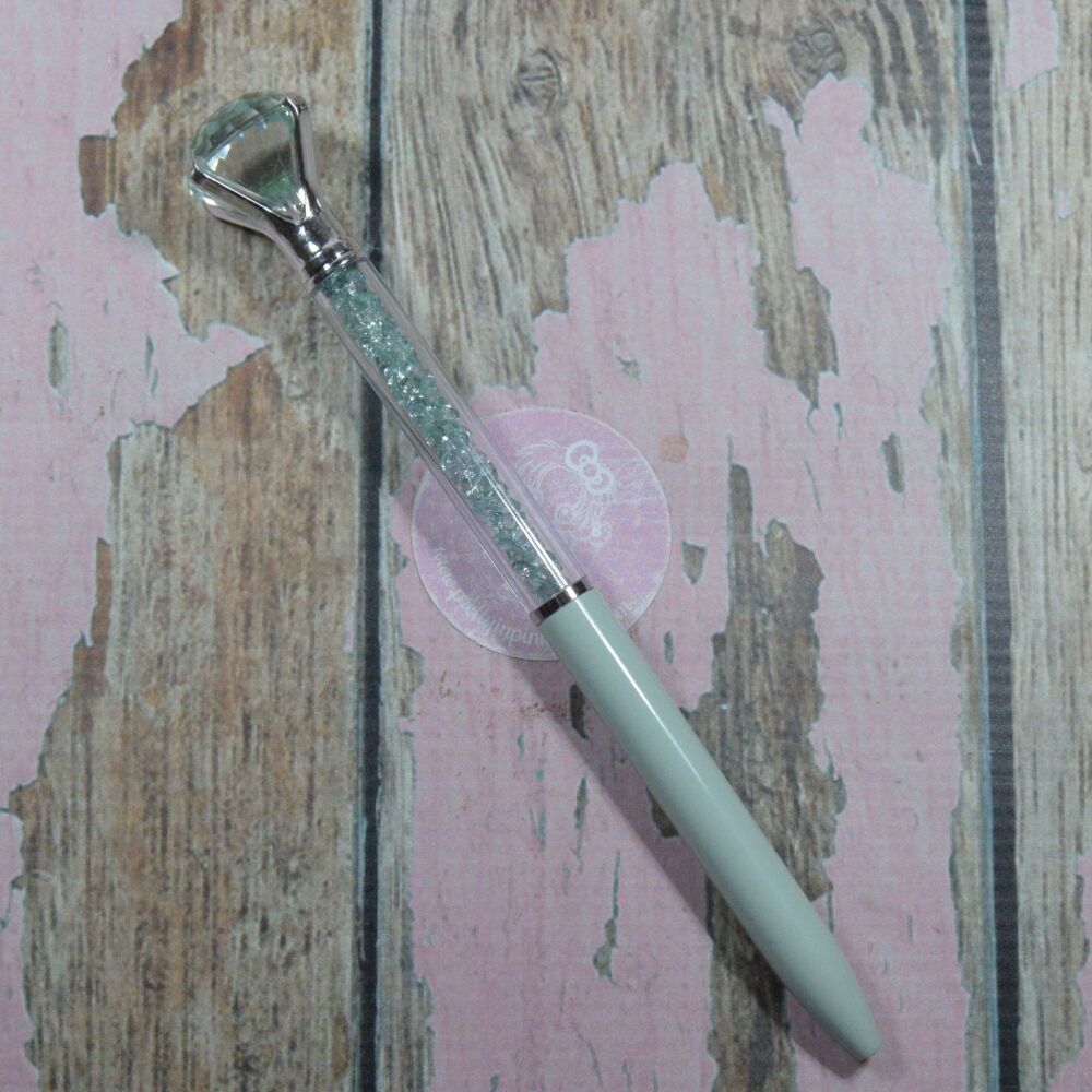 Cute Pen - Dimond crystal topper Mint