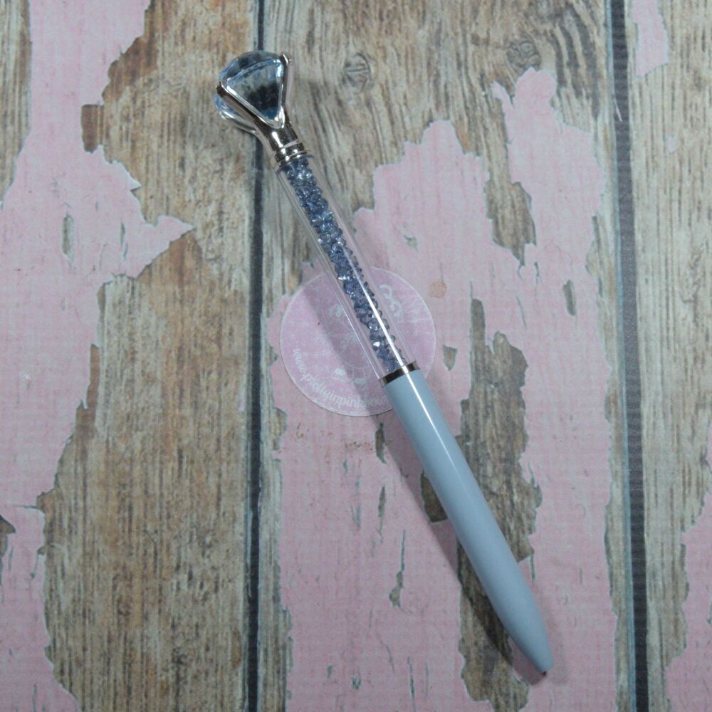 Cute Pen - Dimond crystal topper Blue