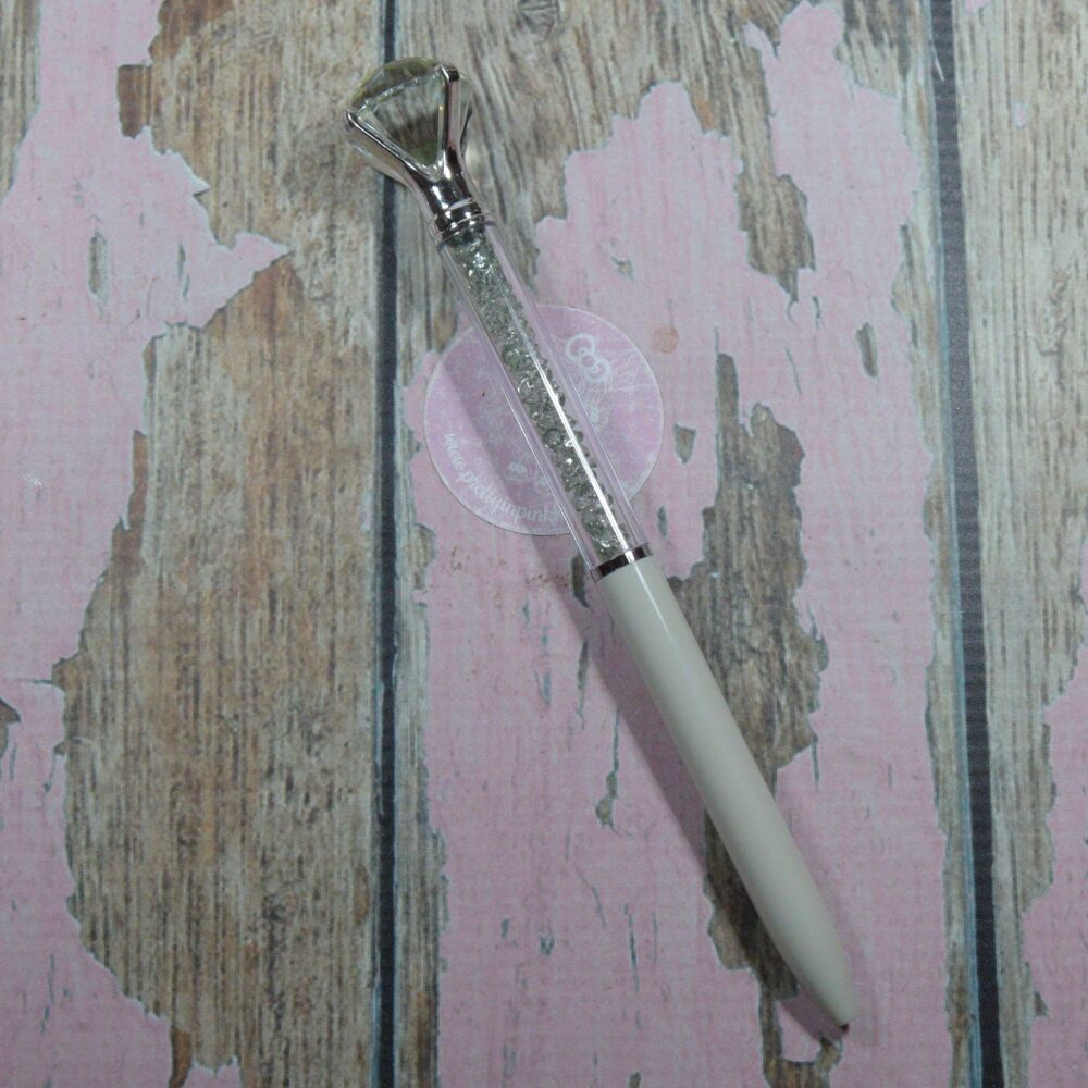 Cute Pen - Dimond crystal topper Pastel Green