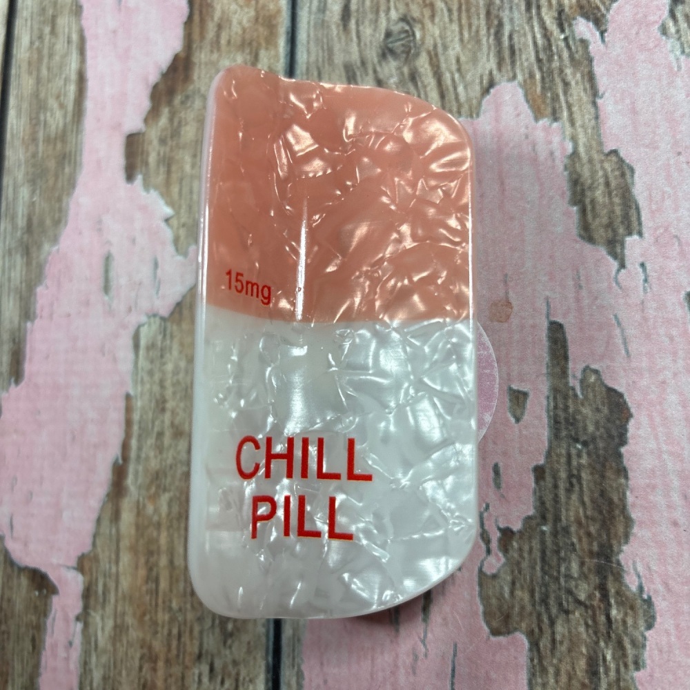 Novelty claw clip - Chill Pill