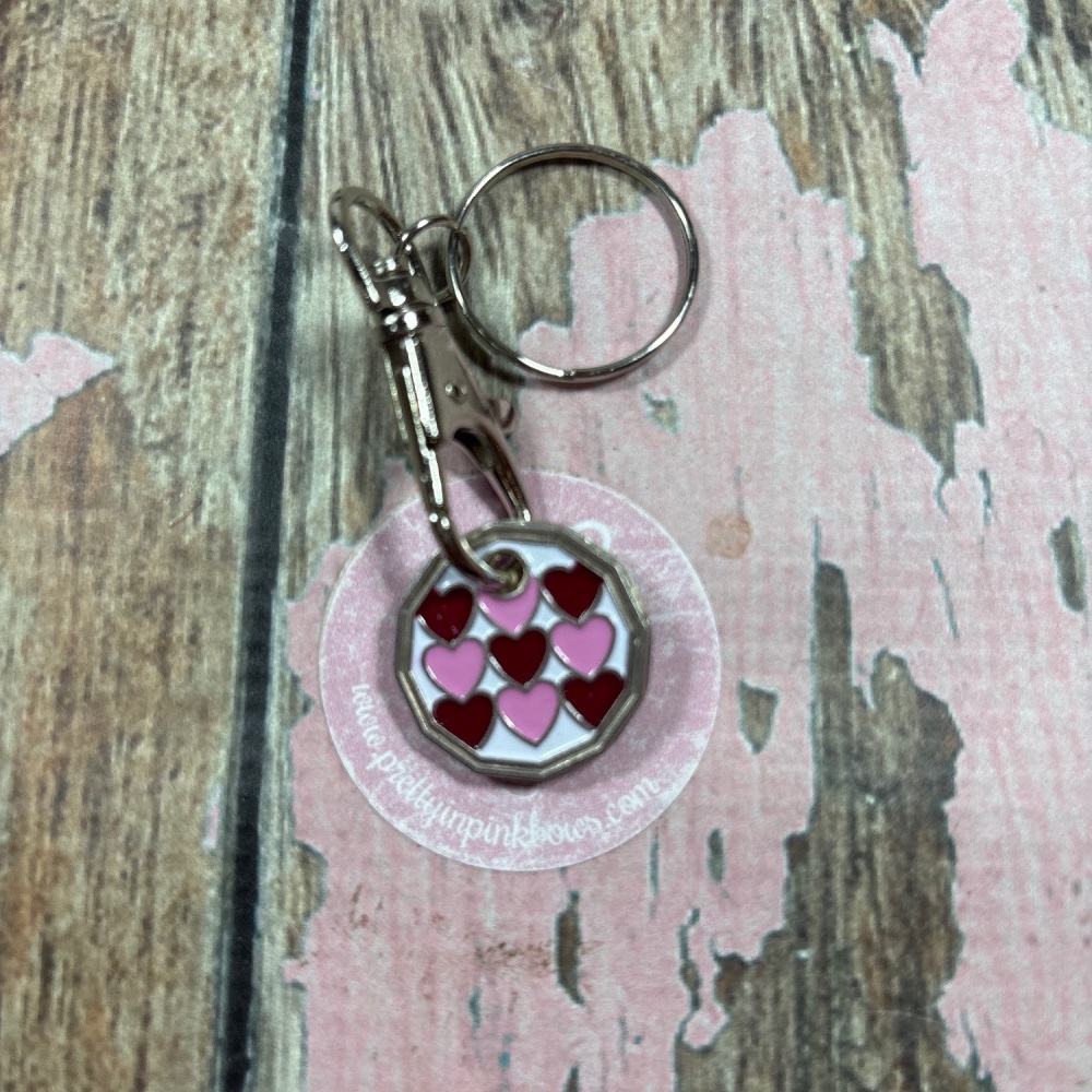 Trolley Coin Keyrings - Hearts