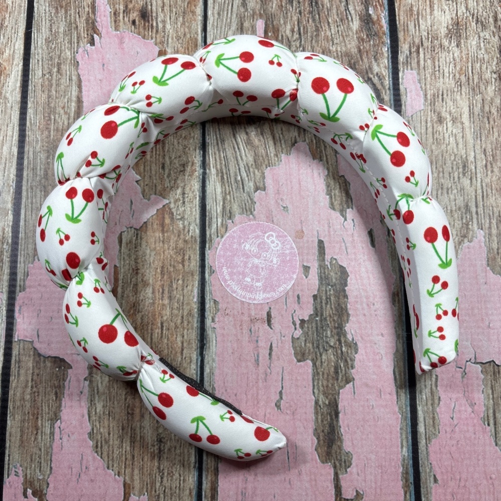 Marshmallow Headband - Cherries
