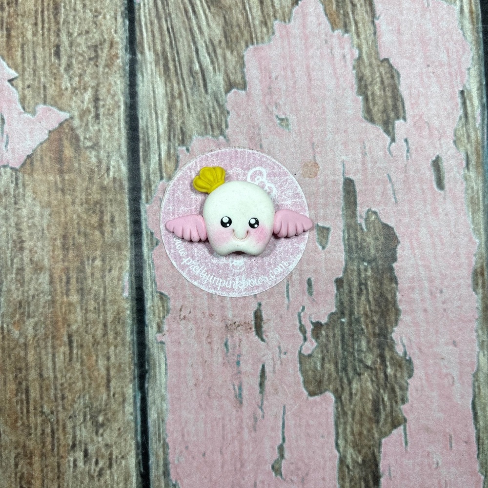 Little tooth fairy Wings Yellow Crown