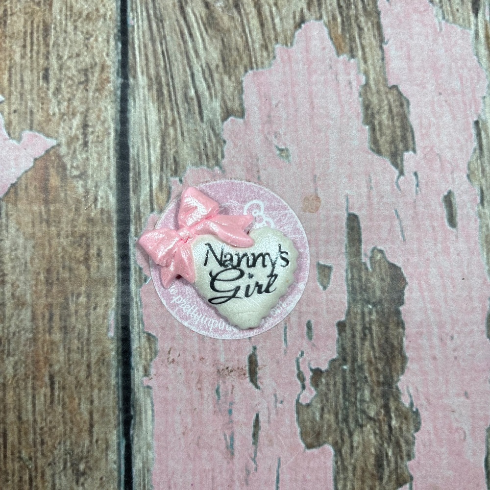 Nanny's girl love heart