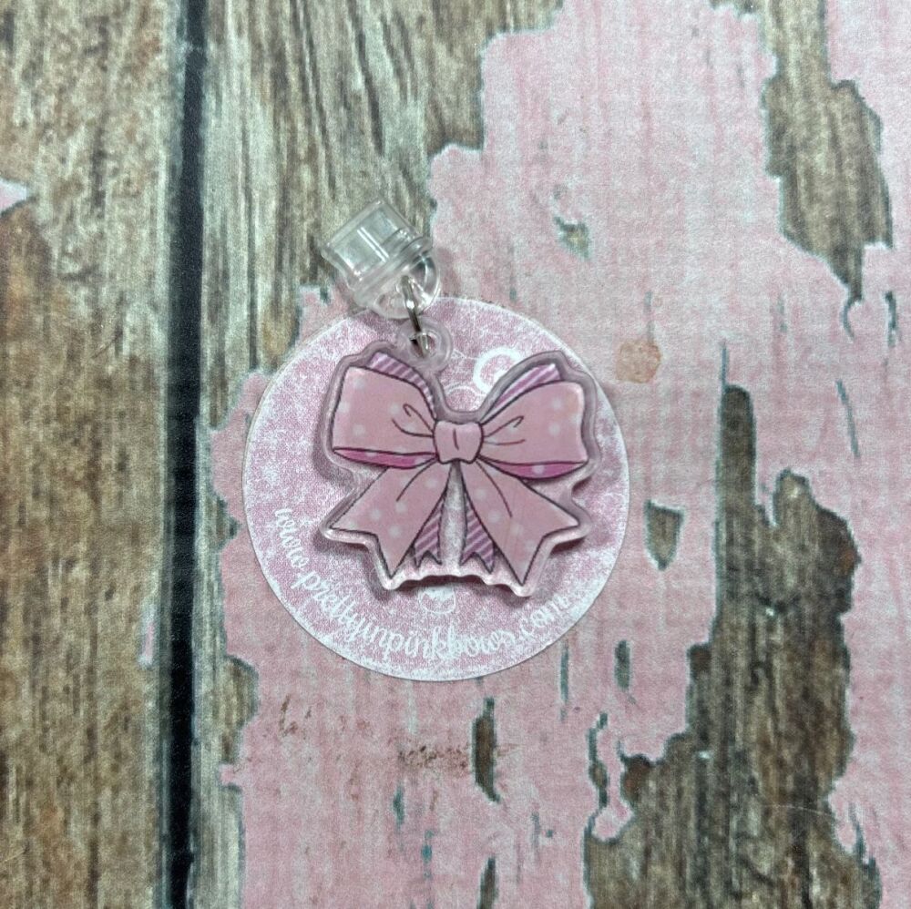 USB C cover- Pink bow