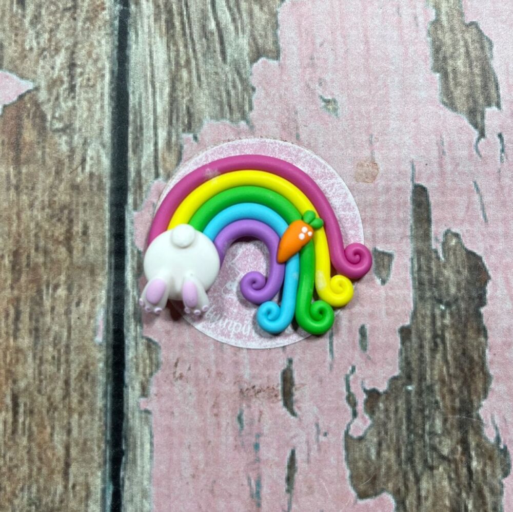 Rainbow with a Rabbit and a Carrot