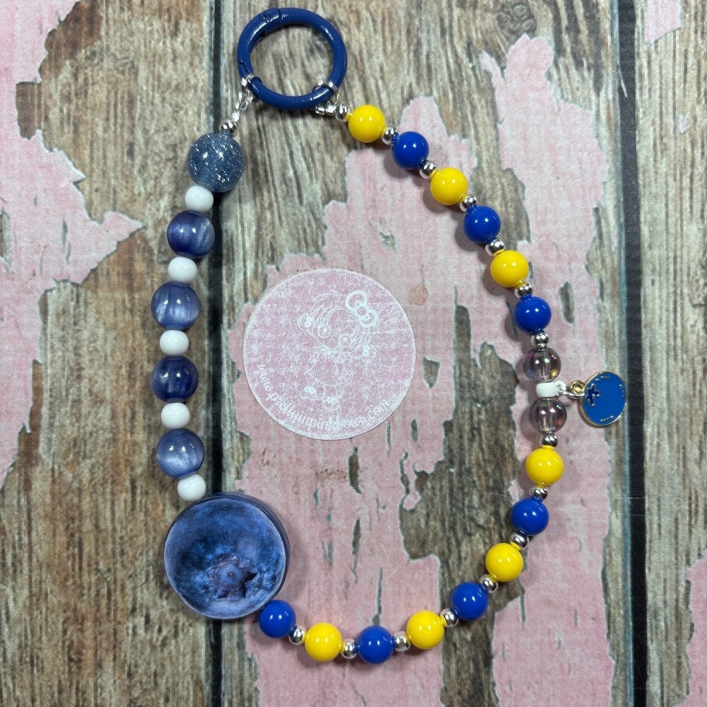 Bag charm/ Keychain - Blueberry night