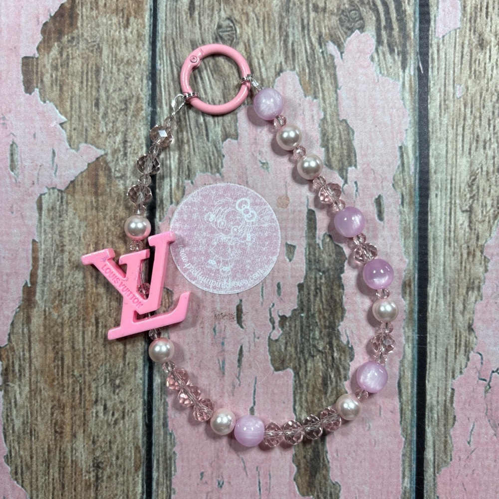 Bag Charm - Keyring - Pink YSL