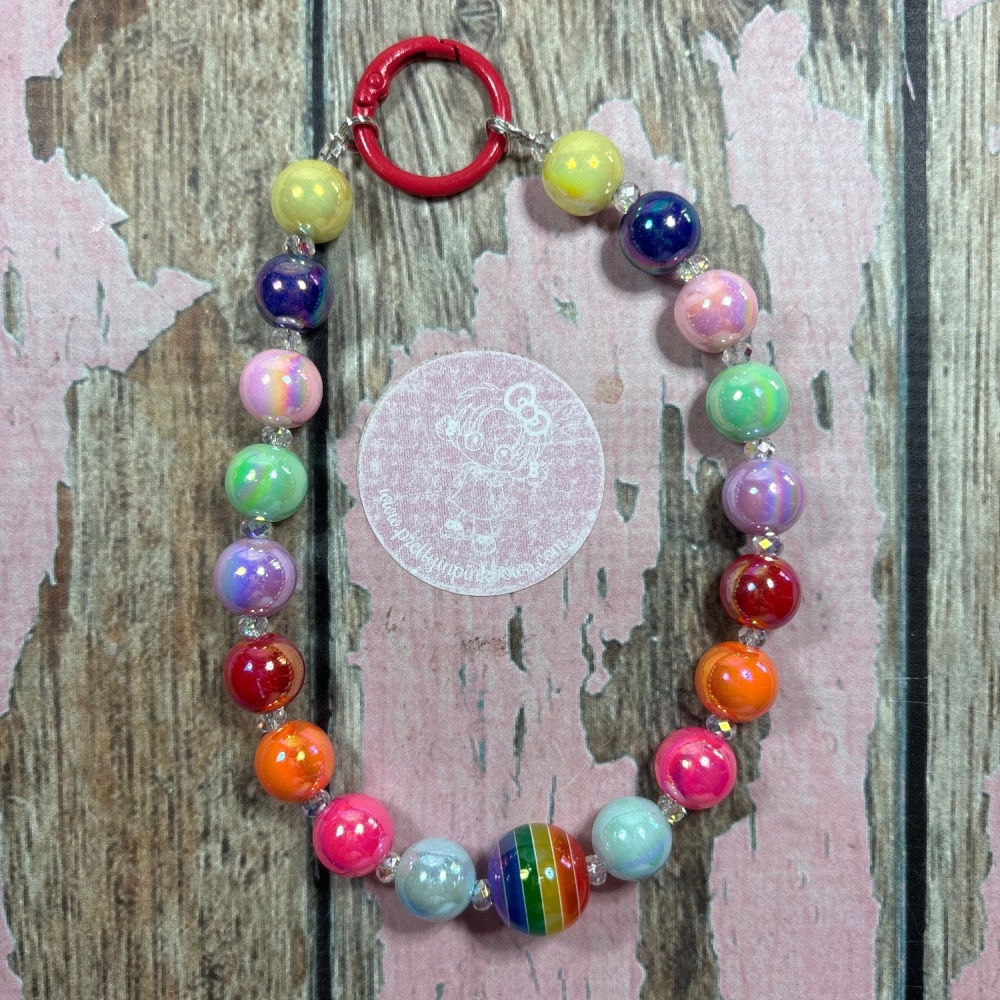 Bag Charm - Keyring - Rainbow