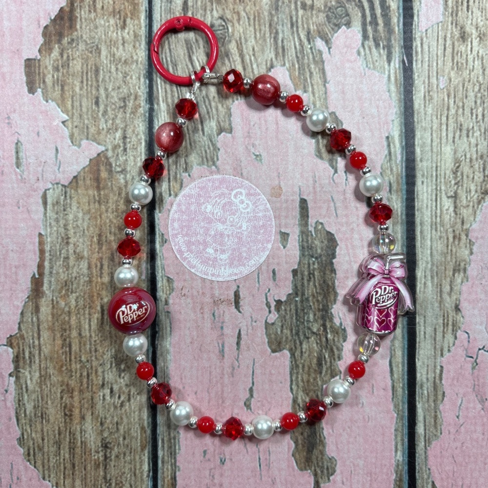 Bag Charm - Keyring - Dr Pepper