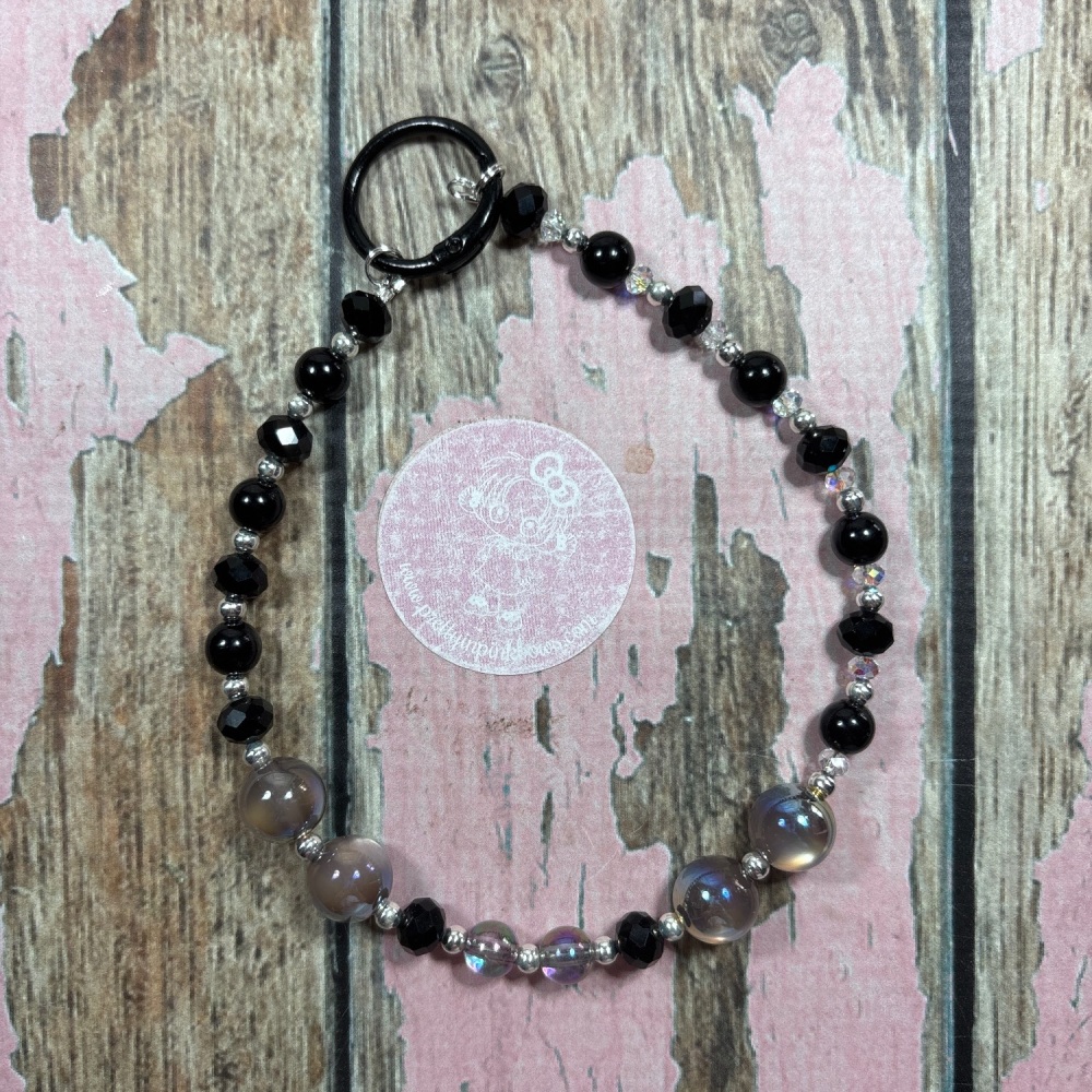 Bag Charm - Keyring - Black Nights