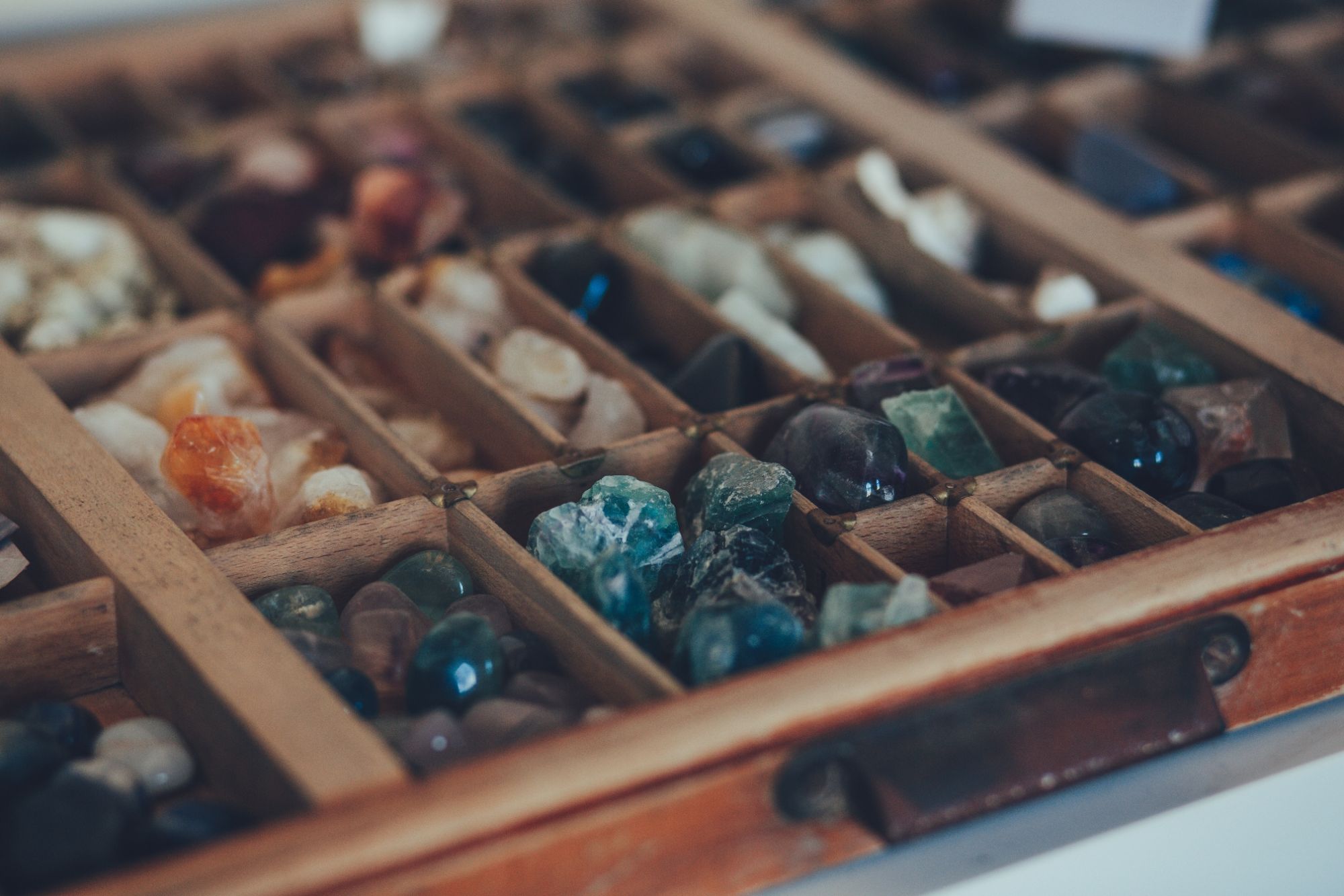 Crystals in a printer's tray