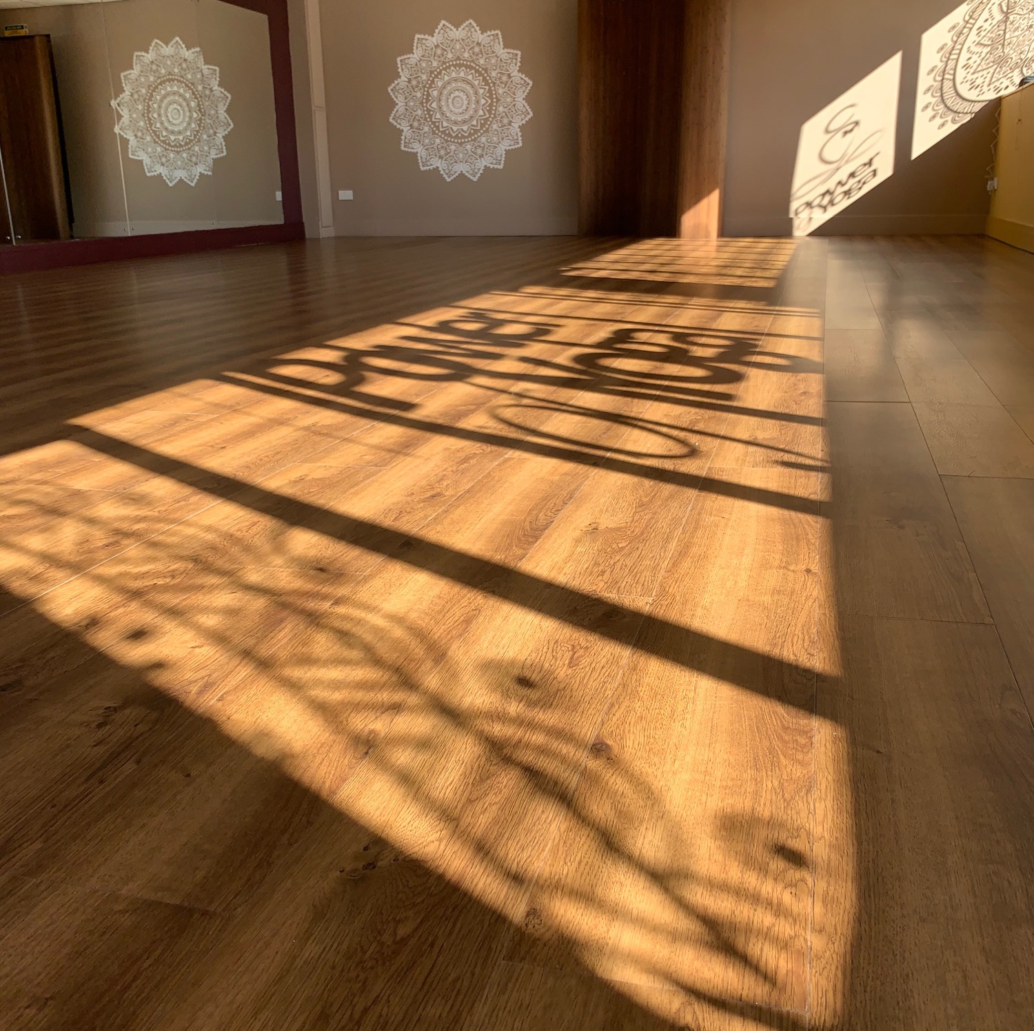 mirrors, Power of Yoga Studio, Greenhill Sheffield