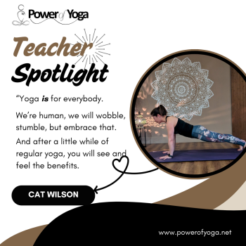 Cat Wilson at the Power of Yoga Studio, Sheffield
