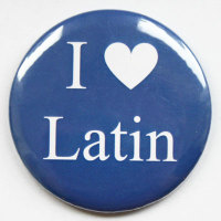I Love Latin Fridge Magnet