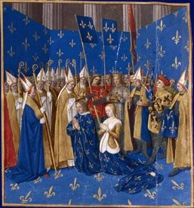 Blanche of Castile coronation