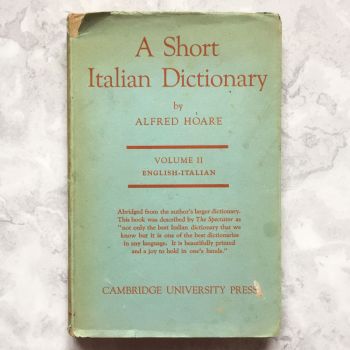 A Short Italian Dictionary Volume 2 (1944)