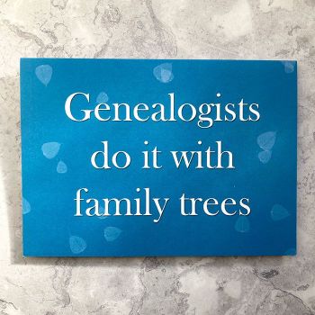 Genealogists do it with family trees