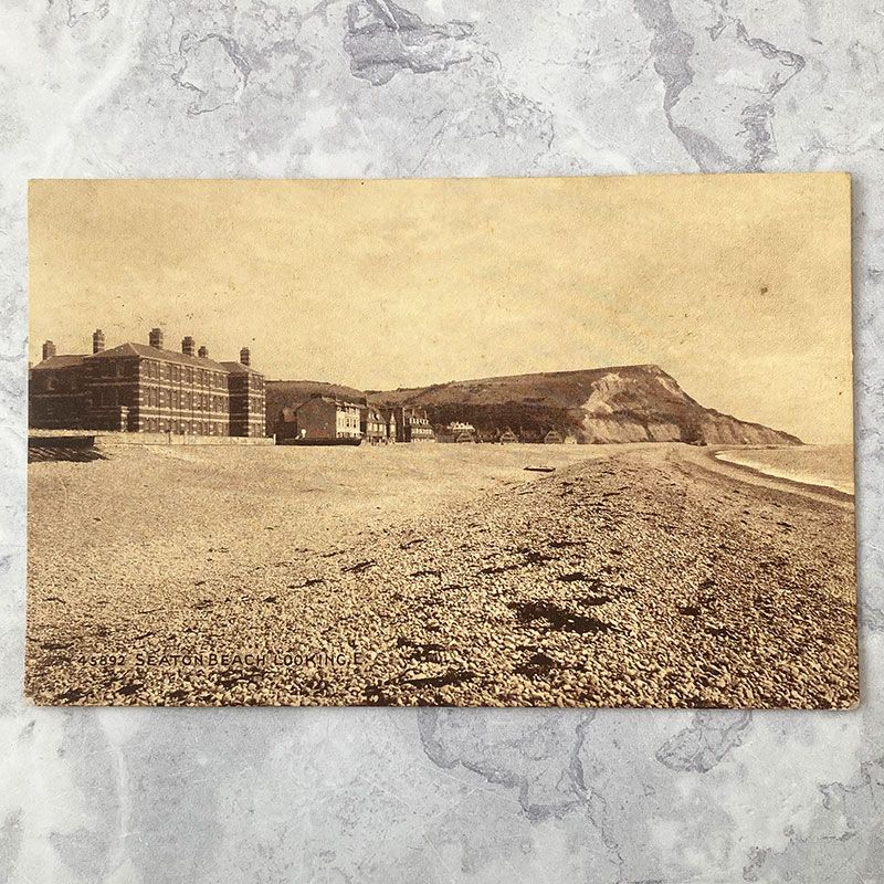 Vintage postcard showing Seaton Beach
