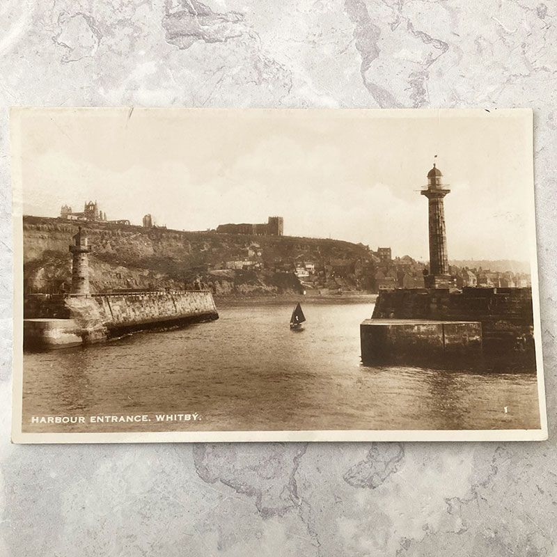 A photo of the Harbour Entrance at Whitby.