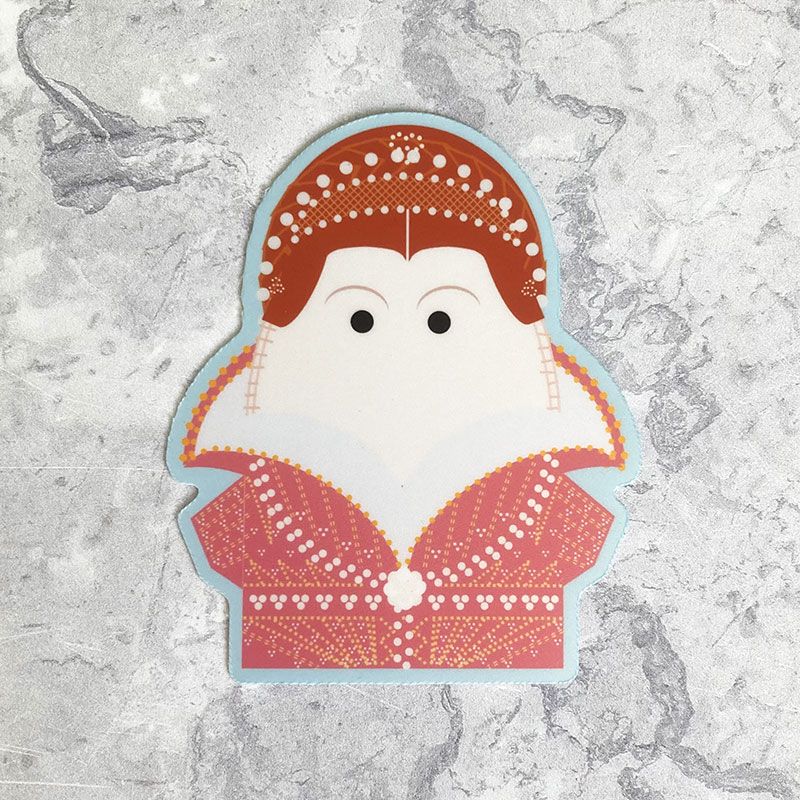 Original image of Mary Queen of Scots as a sticker.