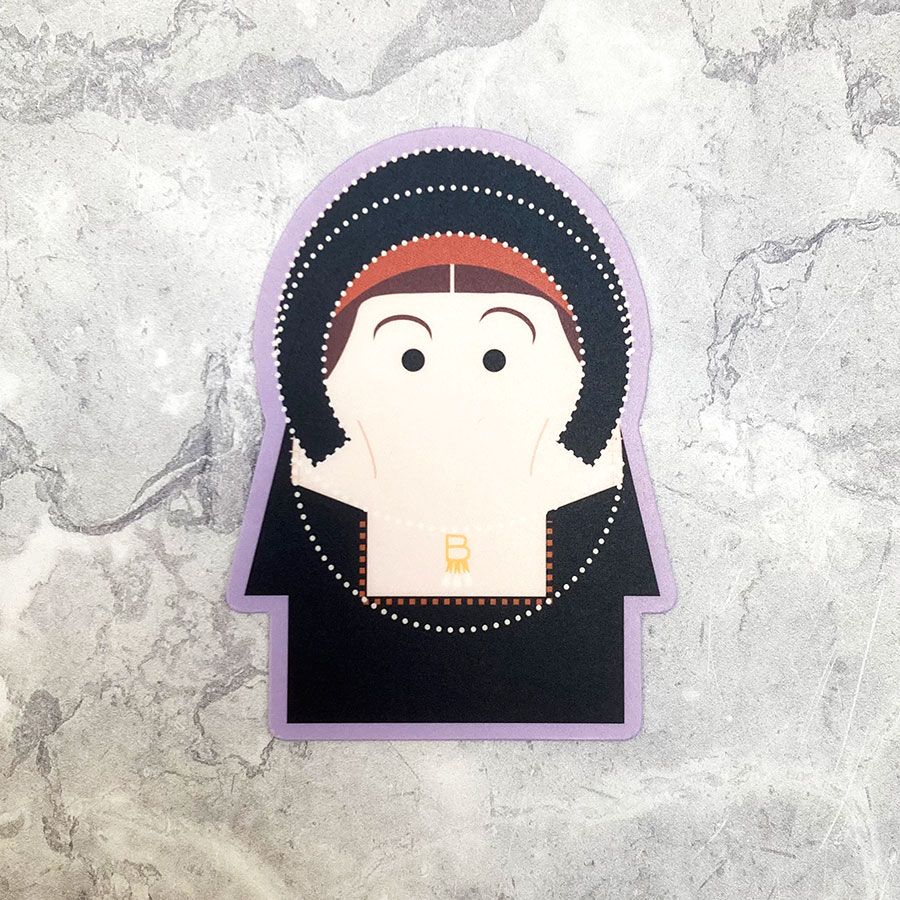 Sticker of Anne Boleyn.