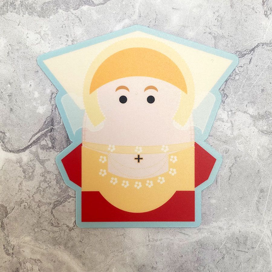 Sticker depicting Anne of Cleves.