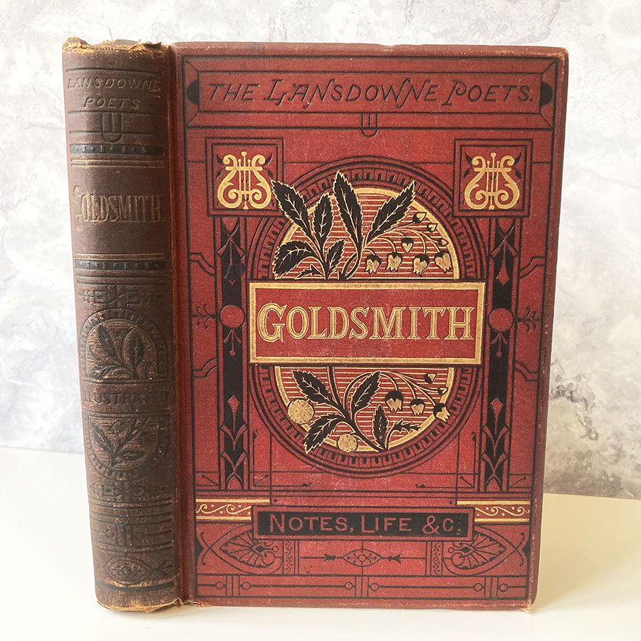 Red and gilt cover of 