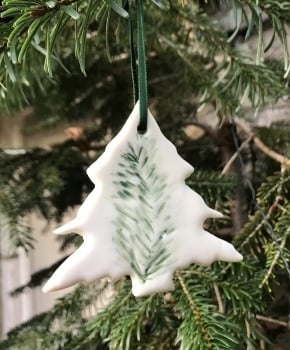 Shaggy Imprinted Christmas Tree