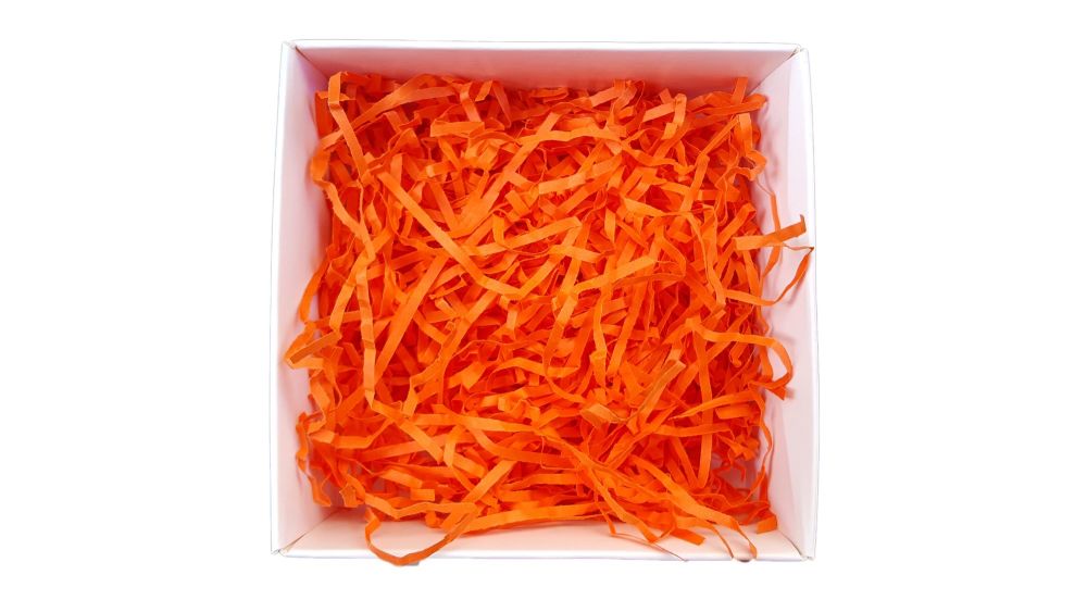 Orange Shredded Paper - 50g