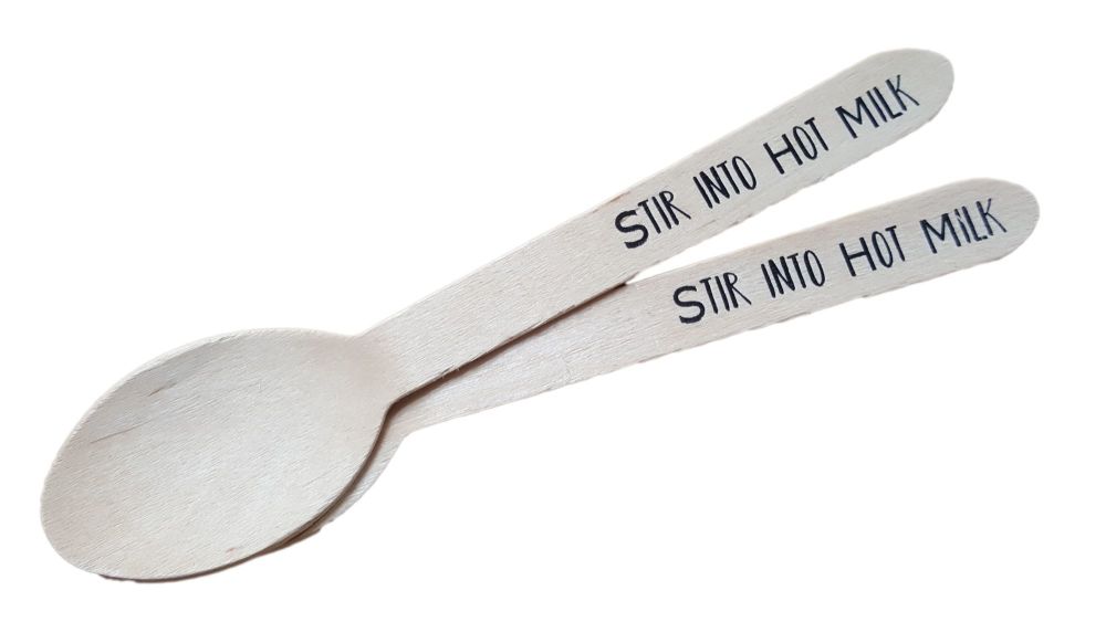 Stir into Hot Milk Spoon - Pack of 10